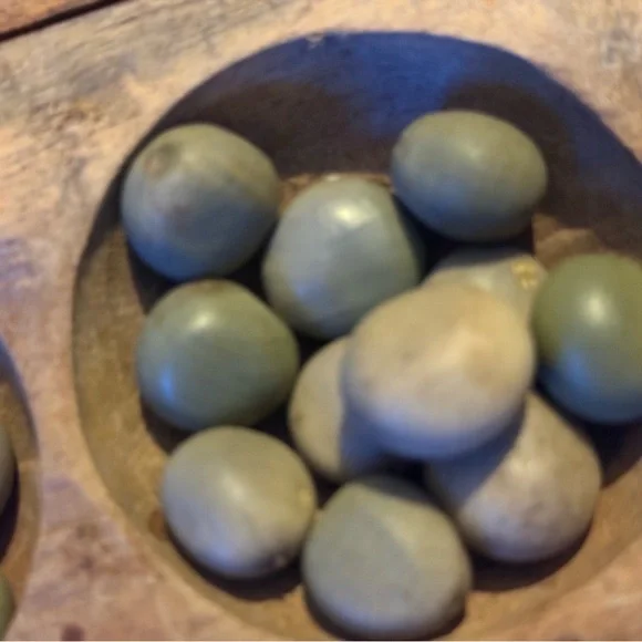 Vintage 1950shand carved mancala board game